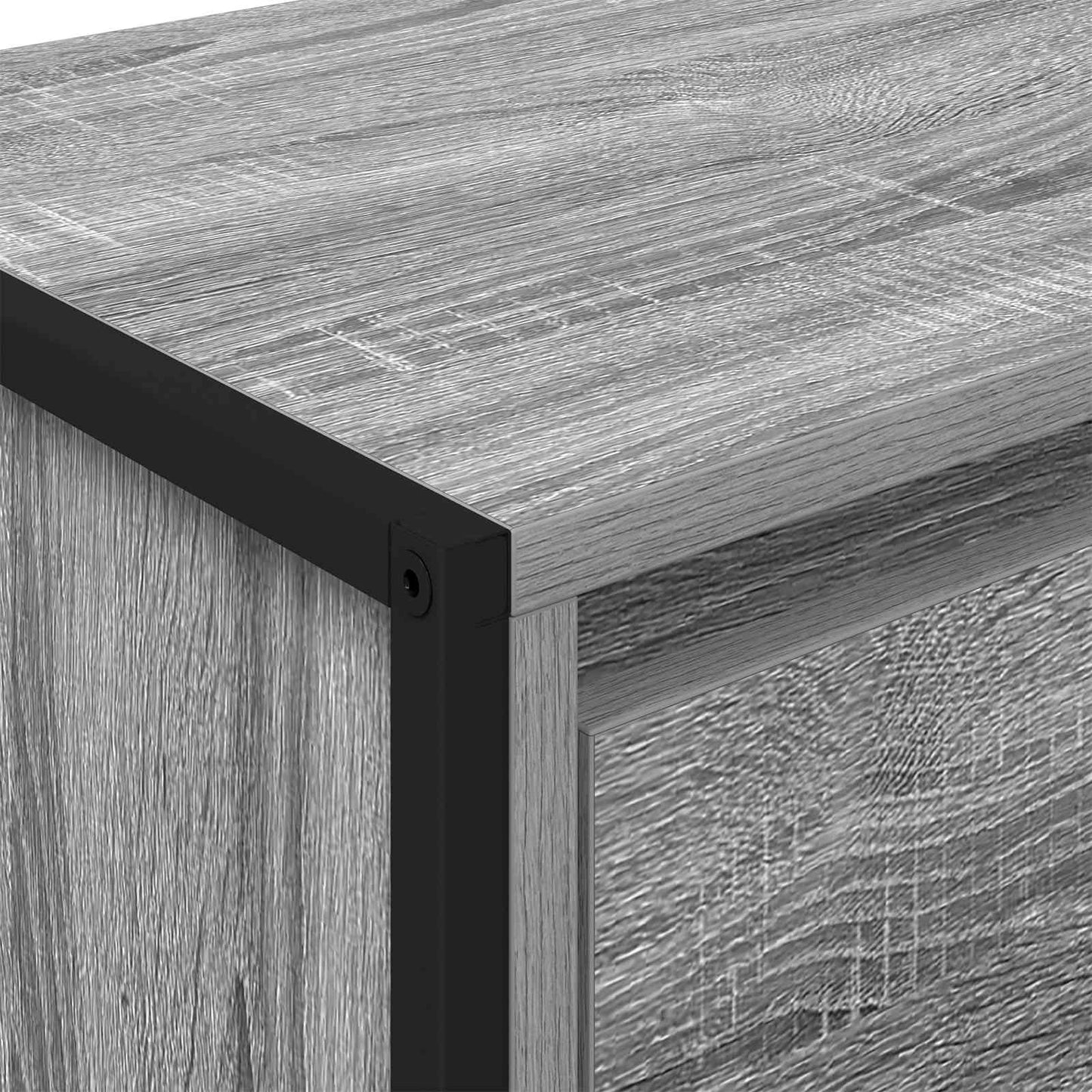 vidaXL Sideboard Graues Sonoma 43 x 36 x 75,5 cm Holzwerkstoff