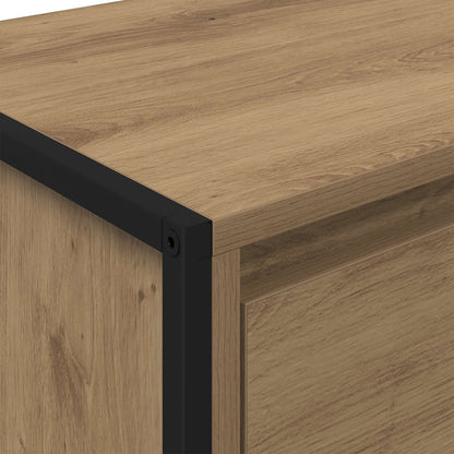 vidaXL Sideboard Kunsthandwerk Eiche 43 x 36 x 75,5 cm Holzwerkstoff