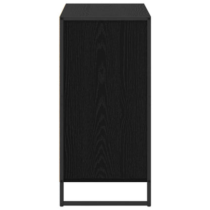 vidaXL Sideboard Schwarz Eichen-Optik 79 x 36 x 75.5 cm Holzwerkstoff