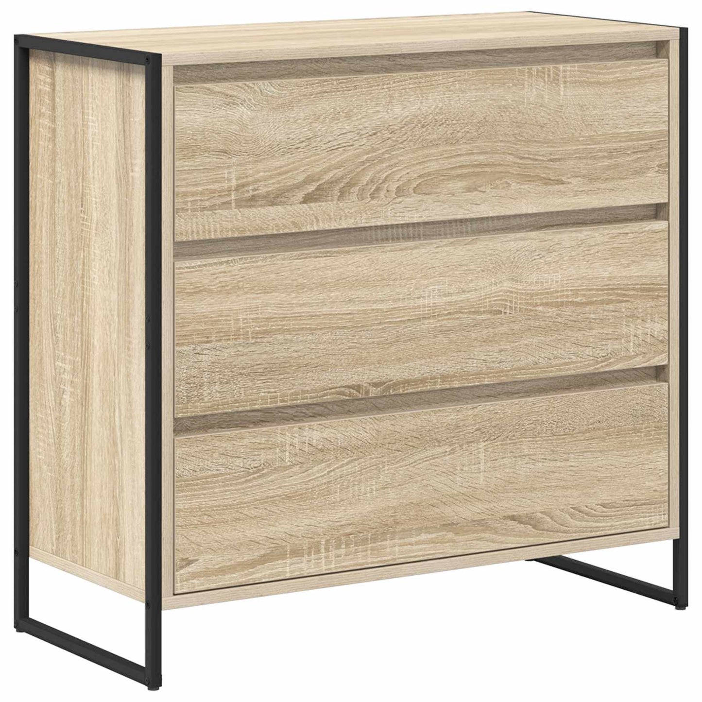 Sideboard mit Schubladen Sonoma 79 x 36 x 75.5 cm Holzwerkstoff