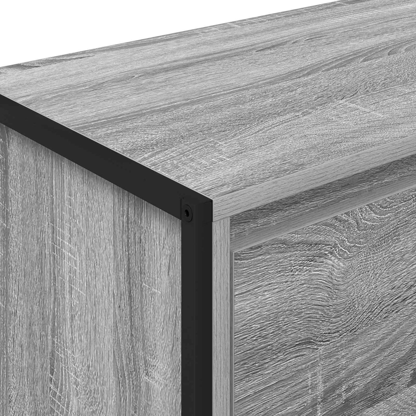 vidaXL Sideboard Graues Sonoma 79 x 36 x 75.5 cm Holzwerkstoff
