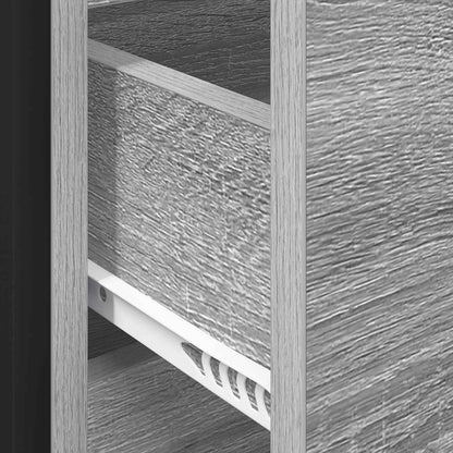 vidaXL Sideboard Graues Sonoma 79 x 36 x 75.5 cm Holzwerkstoff