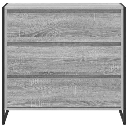 vidaXL Sideboard Graues Sonoma 79 x 36 x 75.5 cm Holzwerkstoff