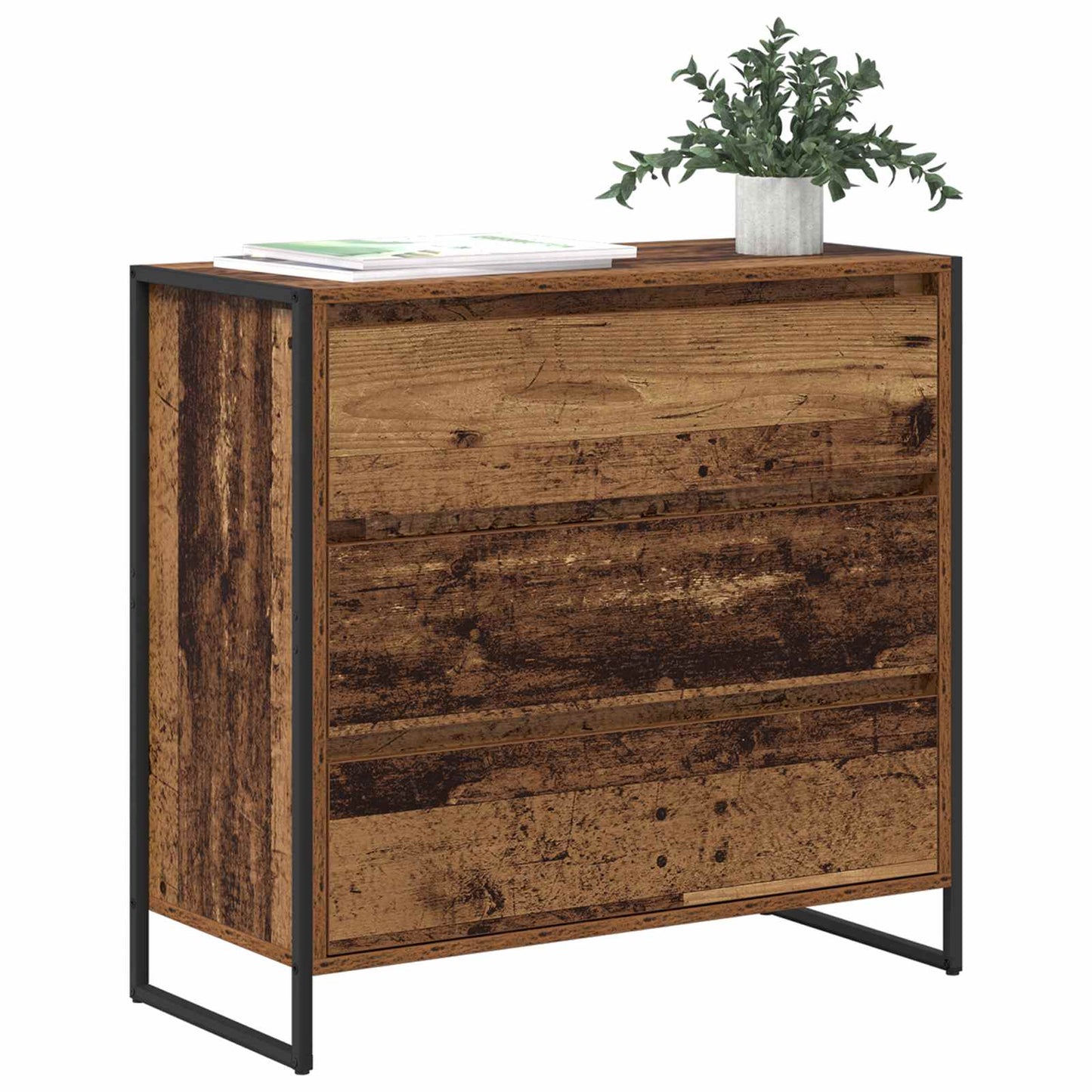 Sideboard Altholz 79 x 36 x 75.5 cm Holzwerkstoff