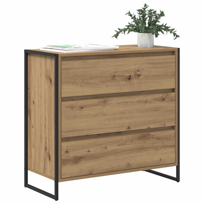 Sideboard Kunsthandwerk Eiche 79 x 36 x 75.5 cm Holzwerkstoff