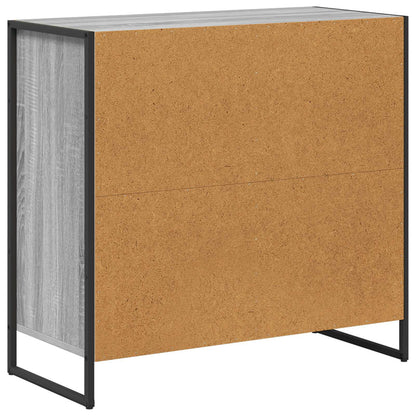 vidaXL Seitenschrank Graues Sonoma 79 x 36 x 75 cm Holzwerkstoff