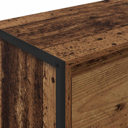 vidaXL Seitenschrank Altholz 79 x 36 x 75 cm Holzwerkstoff