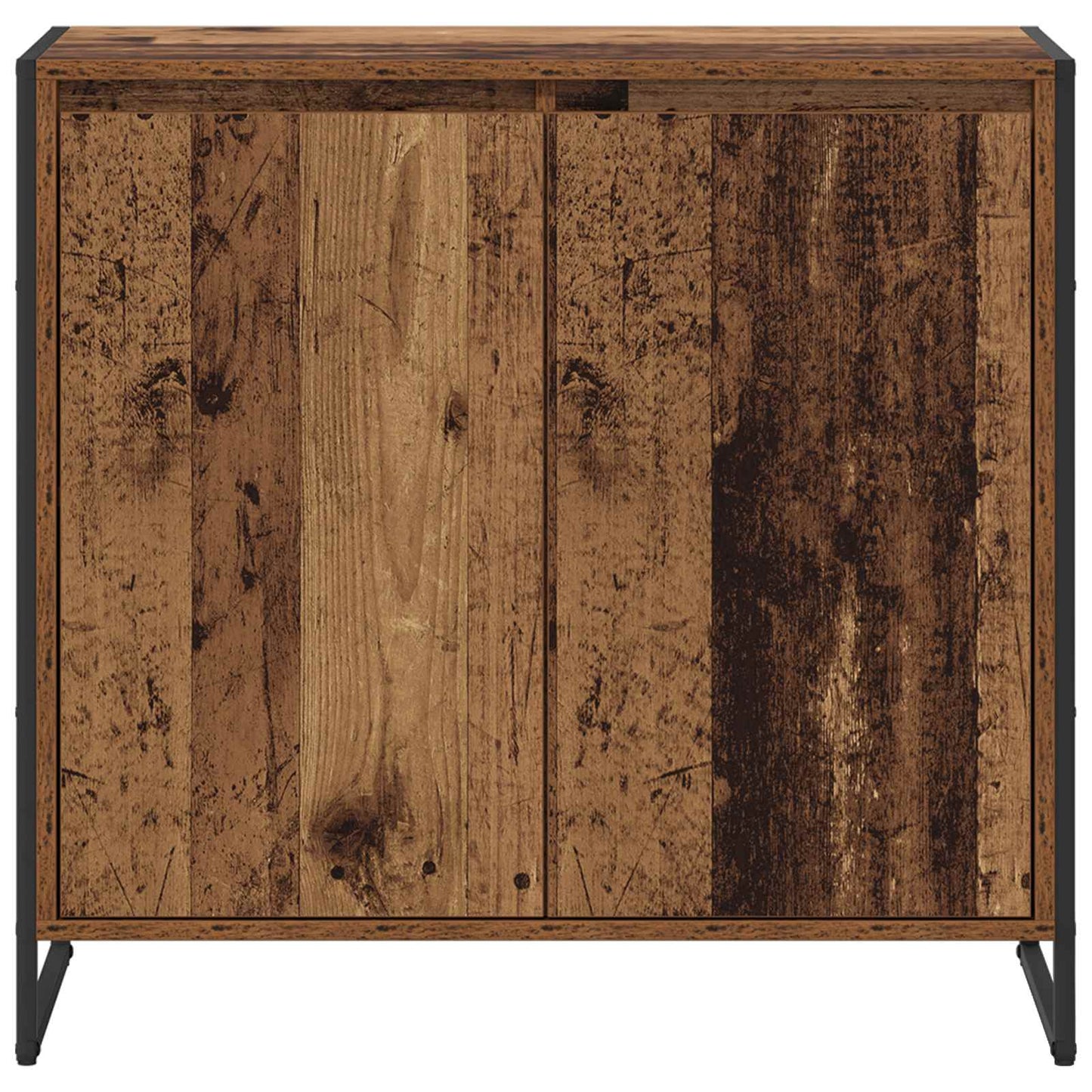 vidaXL Seitenschrank Altholz 79 x 36 x 75 cm Holzwerkstoff
