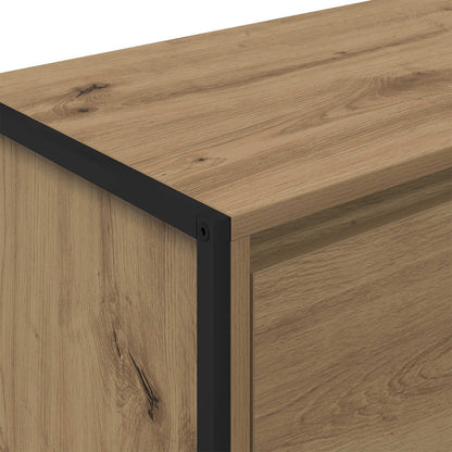 vidaXL Seitenschrank Kunsthandwerk Eiche 79 x 36 x 75 cm Holzwerkstoff