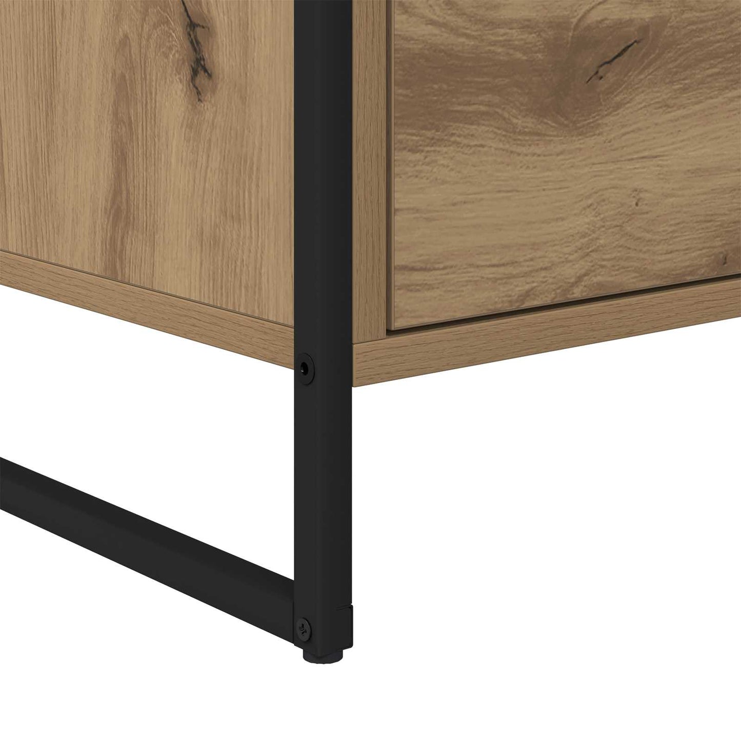 vidaXL Seitenschrank Kunsthandwerk Eiche 79 x 36 x 75 cm Holzwerkstoff
