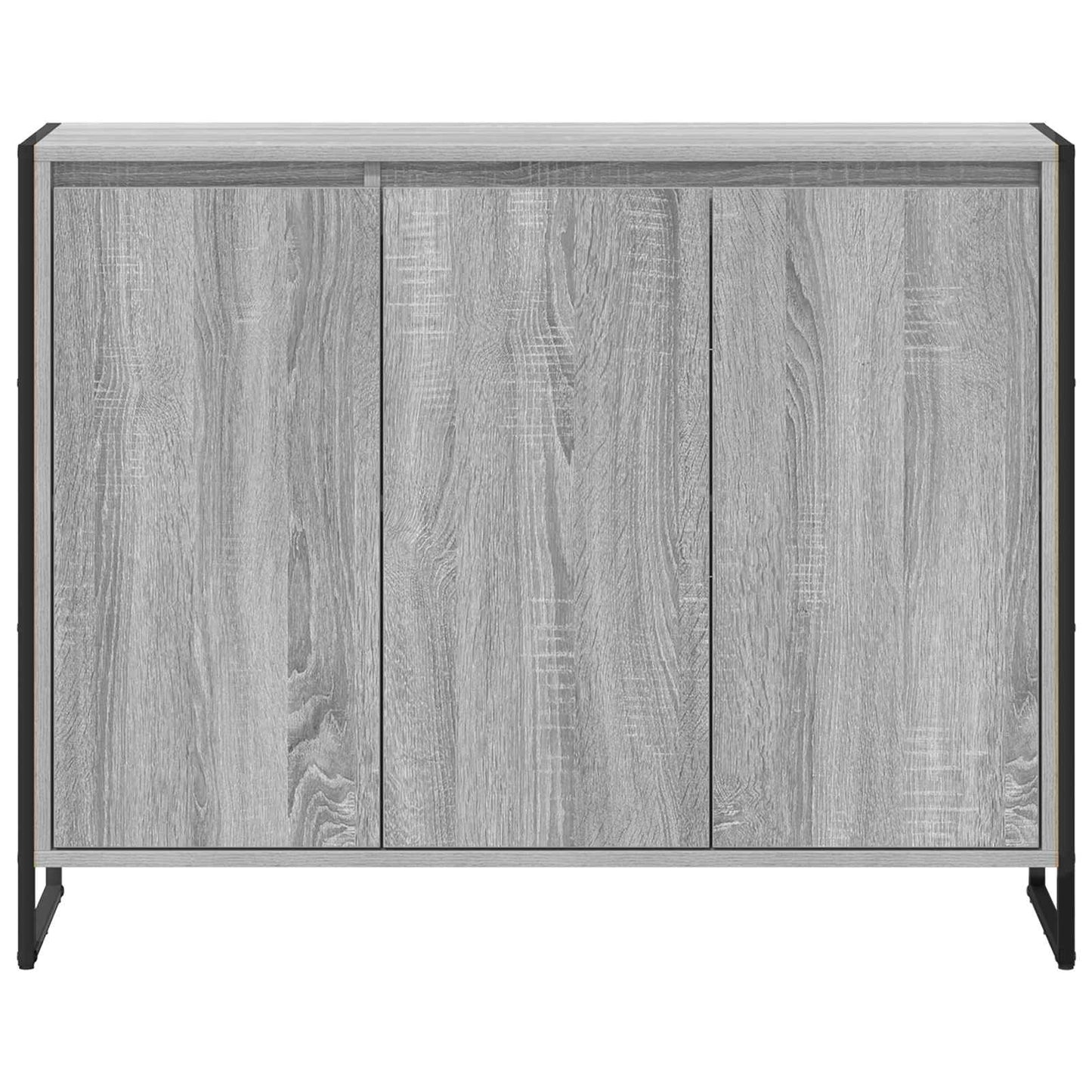 vidaXL Seitenschrank Graues Sonoma 96,5 x 30 x 75 cm Holzwerkstoff