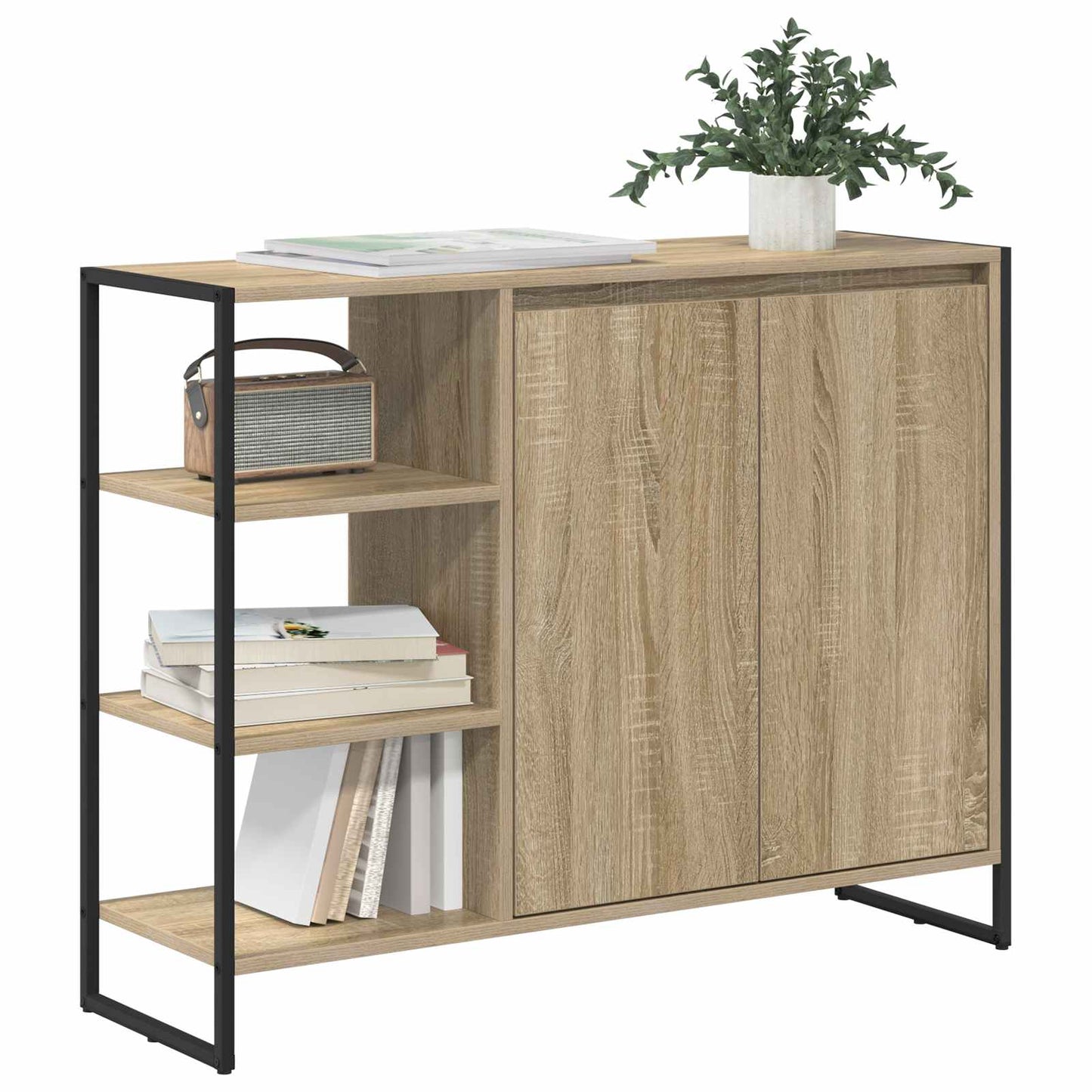 Seitenschrank Sonoma 96,5 x 30 x 75 cm Holzwerkstoff