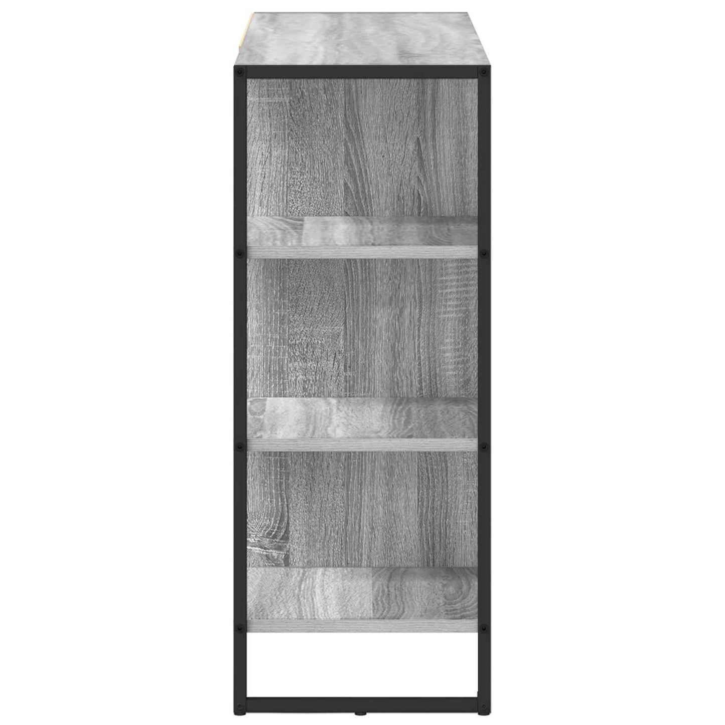 vidaXL Commode de rangement Sonoma Gris 96,5 x 30 x 75 cm Bois d'ingénierie