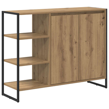 vidaXL Seitenschrank Kunsthandwerk Eiche 96,5 x 30 x 75 cm
