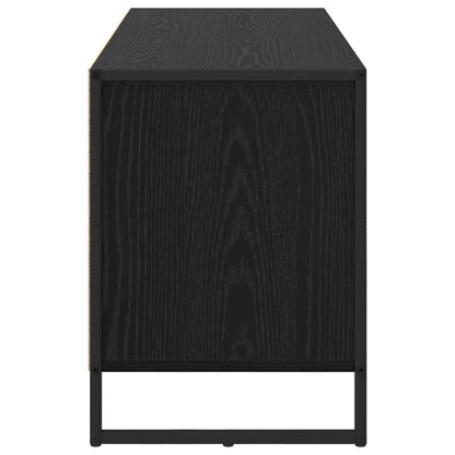 TV-Schränk Schwarz Eichen-Optik 100 x 36 x 49.5 cm