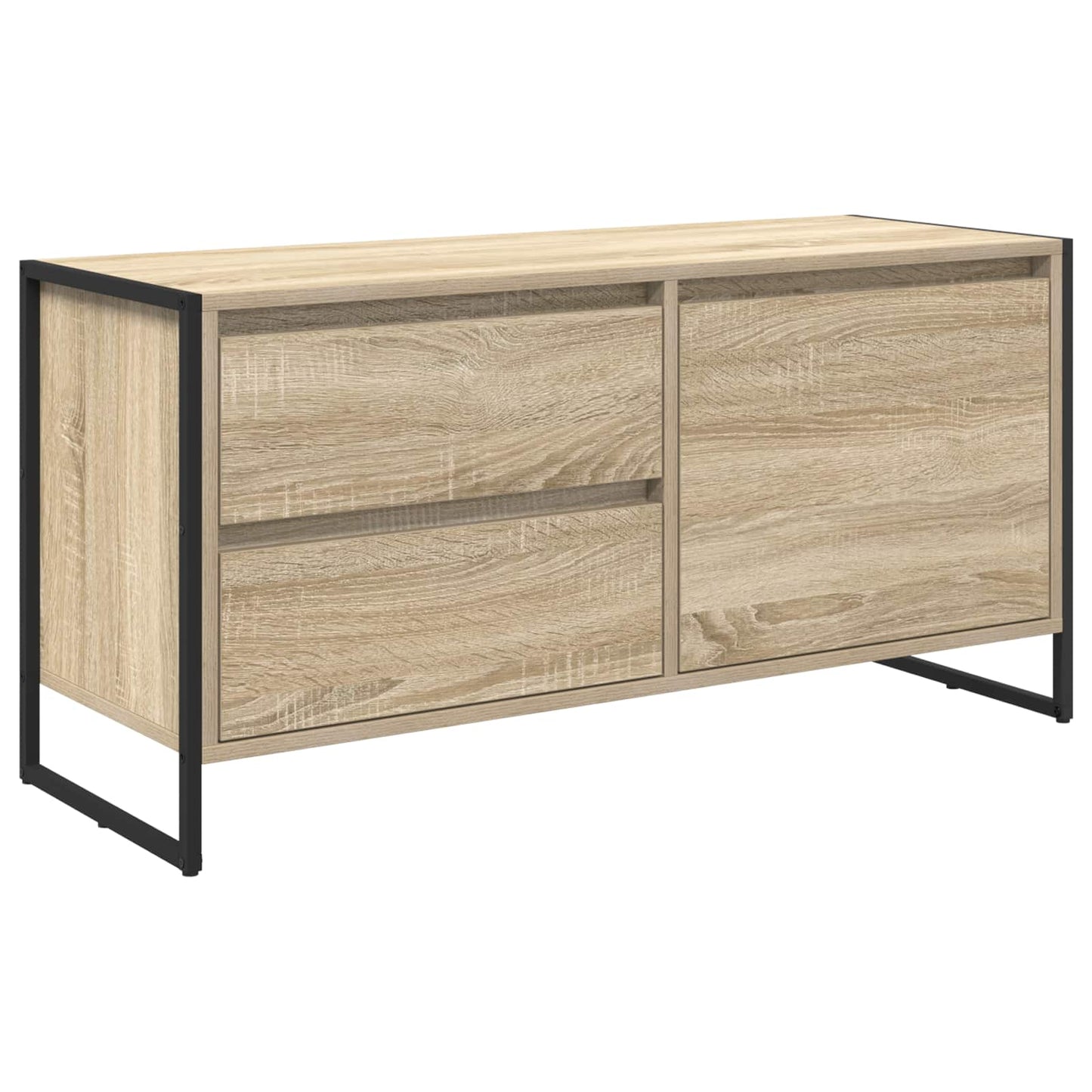 vidaXL TV-Schränk Sonoma 100 x 36 x 49.5 cm Holzwerkstoff