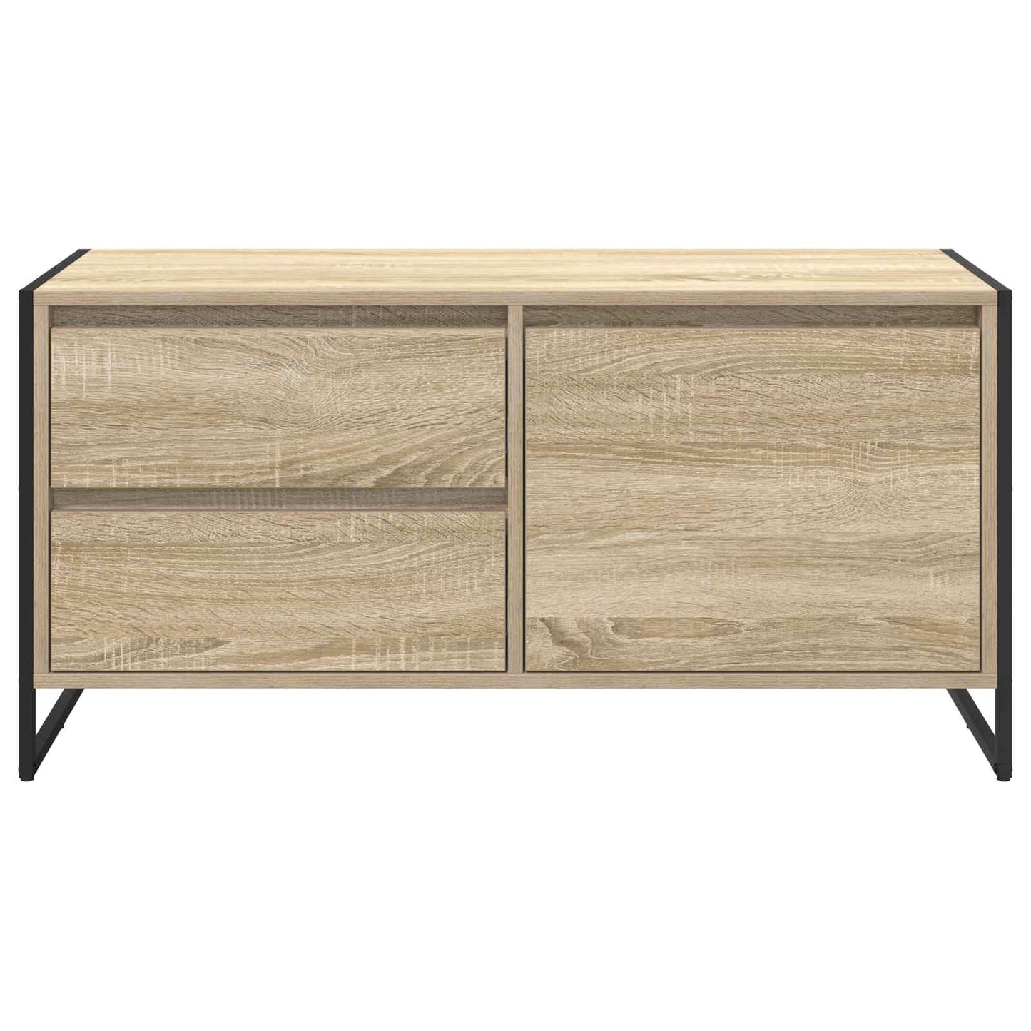 vidaXL TV-Schränk Sonoma 100 x 36 x 49.5 cm Holzwerkstoff