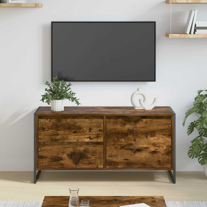 vidaXL TV-Schränk Raucharbe 100 x 36 x 49.5 cm Holzwerkstoff