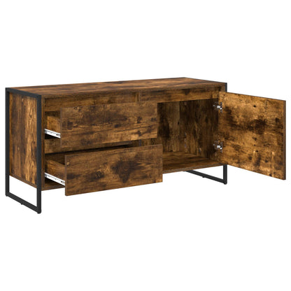 vidaXL TV-Schränk Raucharbe 100 x 36 x 49.5 cm Holzwerkstoff