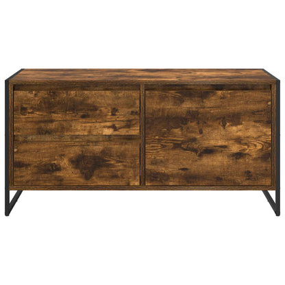 vidaXL TV-Schränk Raucharbe 100 x 36 x 49.5 cm Holzwerkstoff