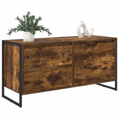 vidaXL TV-Schränk Raucharbe 100 x 36 x 49.5 cm Holzwerkstoff