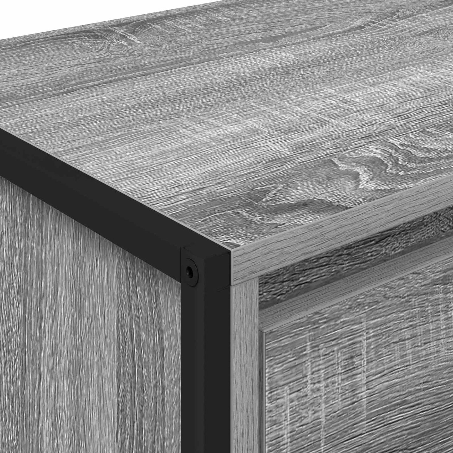 vidaXL TV-Schränk Graues Sonoma 100 x 36 x 49.5 cm Holzwerkstoff