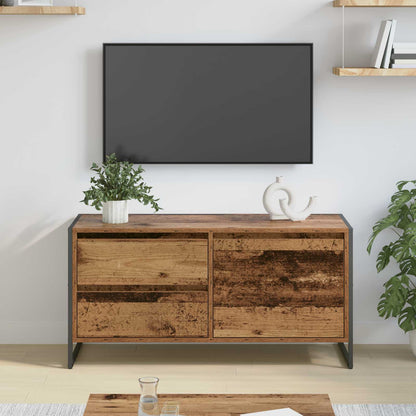 vidaXL TV-Schränk Altholz 100 x 36 x 49.5 cm Holzwerkstoff
