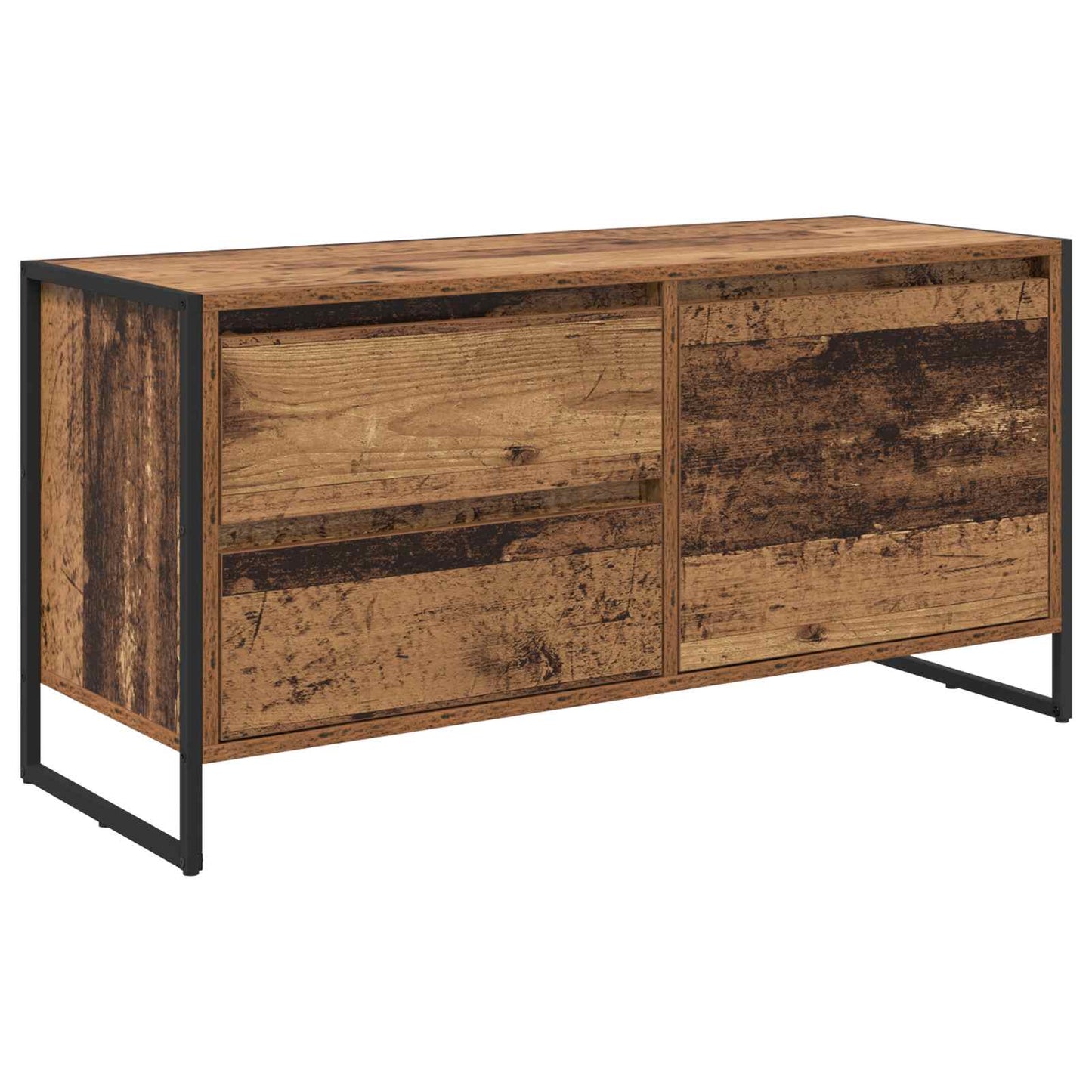 vidaXL TV-Schränk Altholz 100 x 36 x 49.5 cm Holzwerkstoff