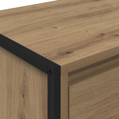vidaXL TV-Schränk Kunsthandwerk Eiche 100 x 36 x 49.5 cm Holzwerkstoff