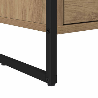 vidaXL TV-Schränk Kunsthandwerk Eiche 100 x 36 x 49.5 cm Holzwerkstoff