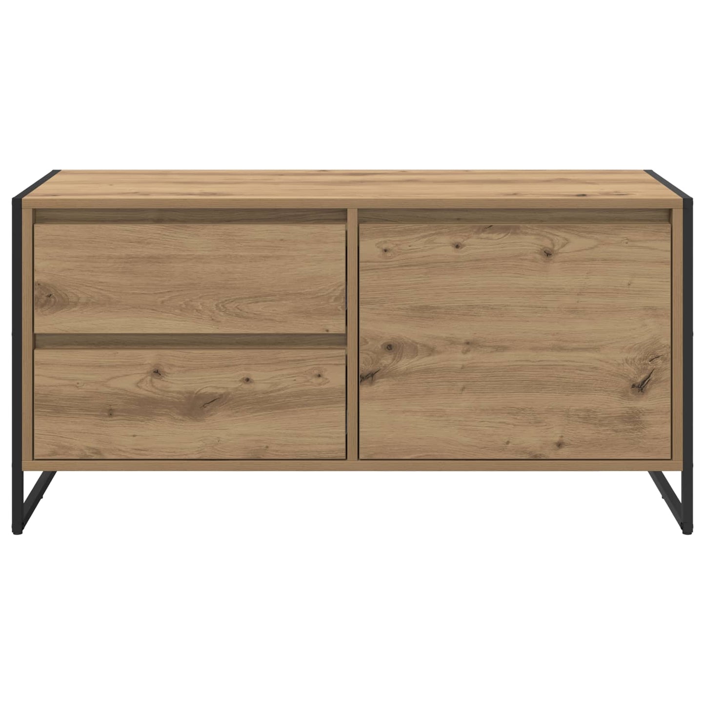 vidaXL TV-Schränk Kunsthandwerk Eiche 100 x 36 x 49.5 cm Holzwerkstoff