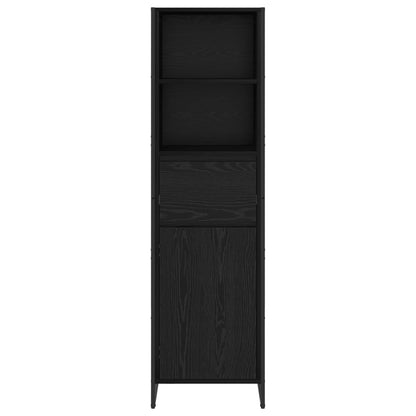 vidaXL Bücherregal Schwarz Eichen-Optik 43 x 36 x 150,5 cm