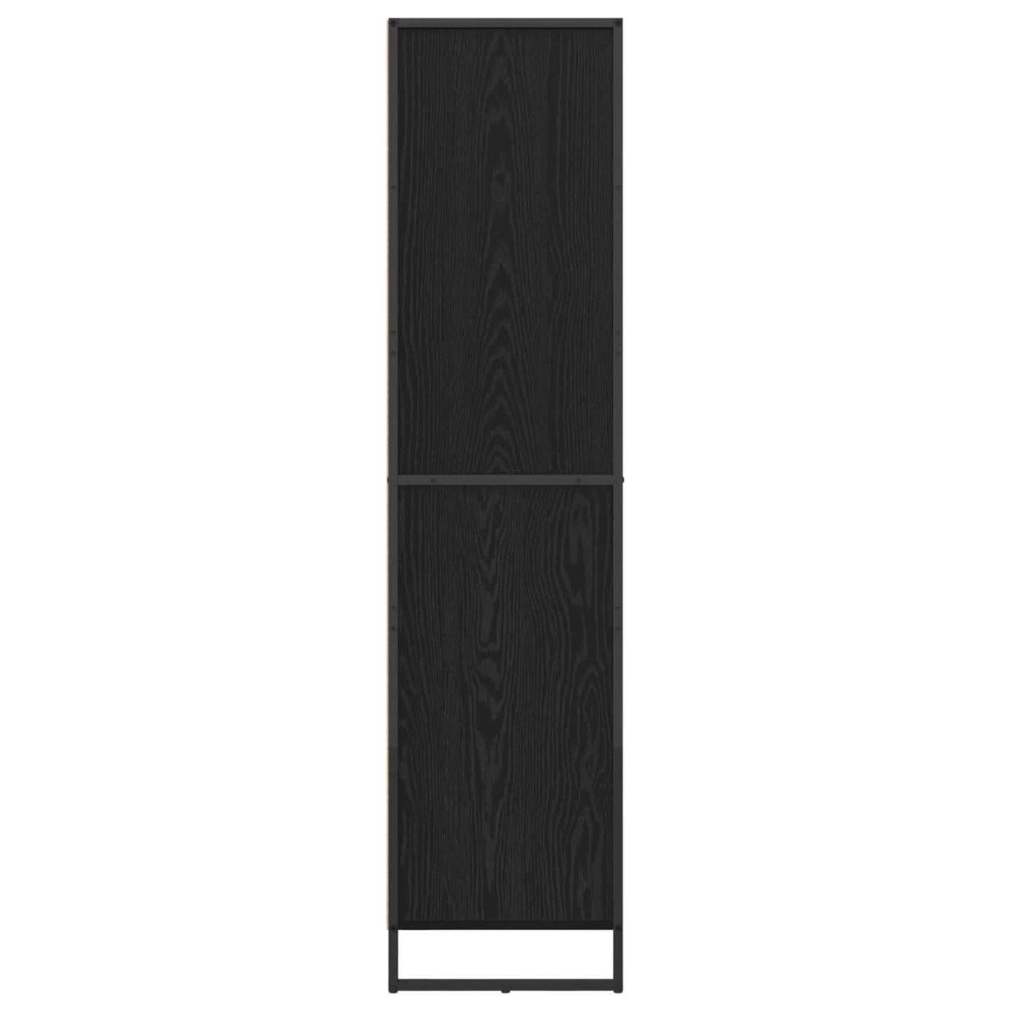 vidaXL Bücherregal Schwarz Eichen-Optik 43 x 36 x 150,5 cm