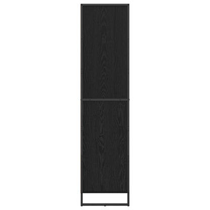 vidaXL Bücherregal Schwarz Eichen-Optik 43 x 36 x 150,5 cm