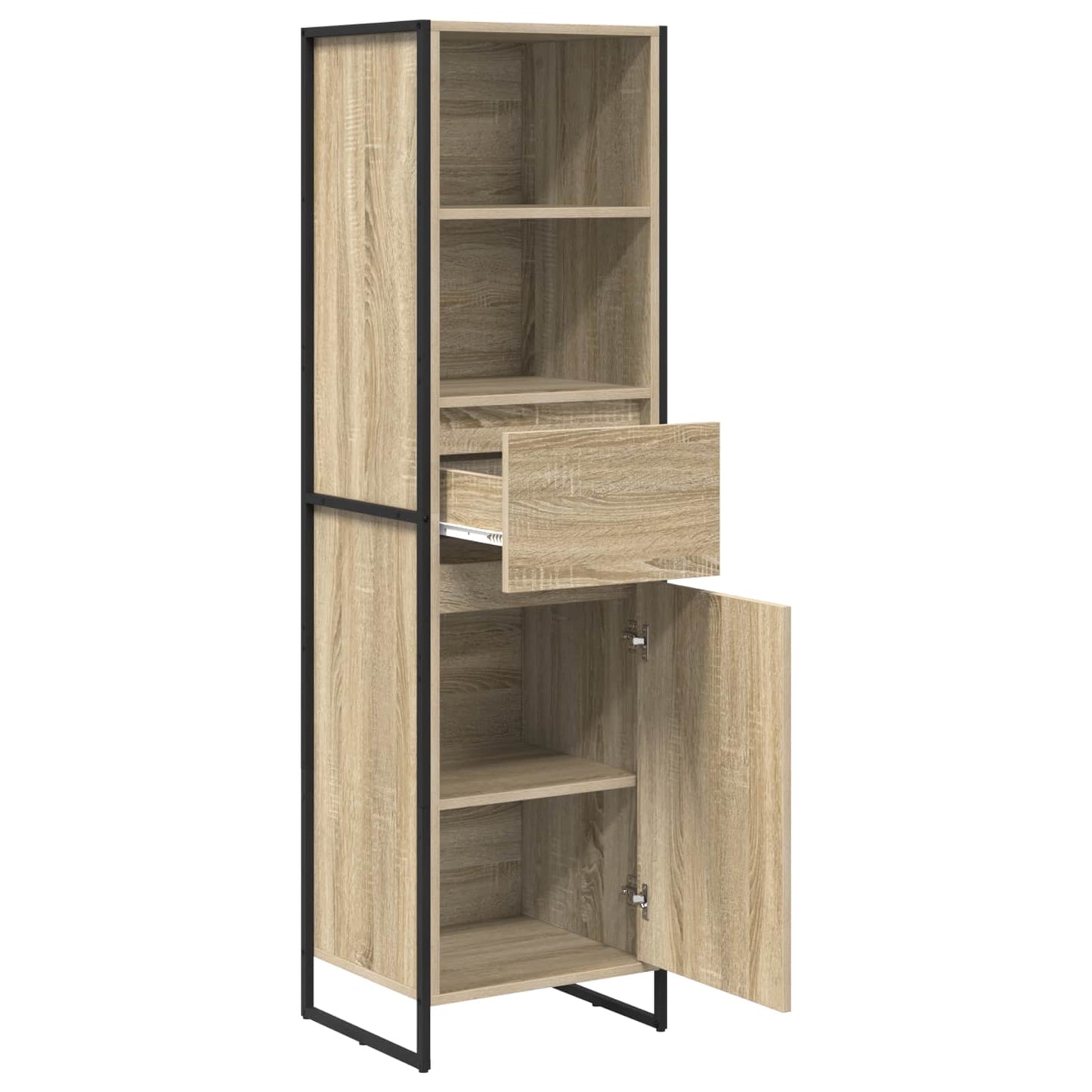 vidaXL Bücherregal Sonoma 43 x 36 x 150,5 cm Holzwerkstoff