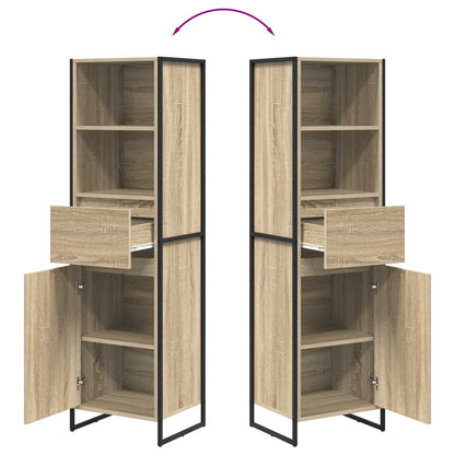 vidaXL Bücherregal Sonoma 43 x 36 x 150,5 cm Holzwerkstoff
