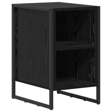 vidaXL Nachttisch Schwarz Eichen-Optik 39,5 x 30 x 50 cm Holzwerkstoff