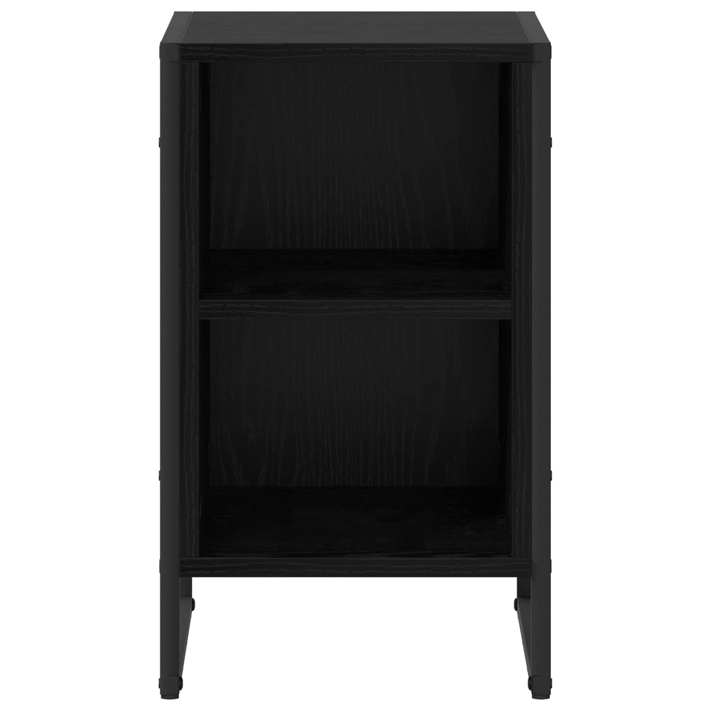 vidaXL Nachttisch Schwarz Eichen-Optik 39,5 x 30 x 50 cm Holzwerkstoff