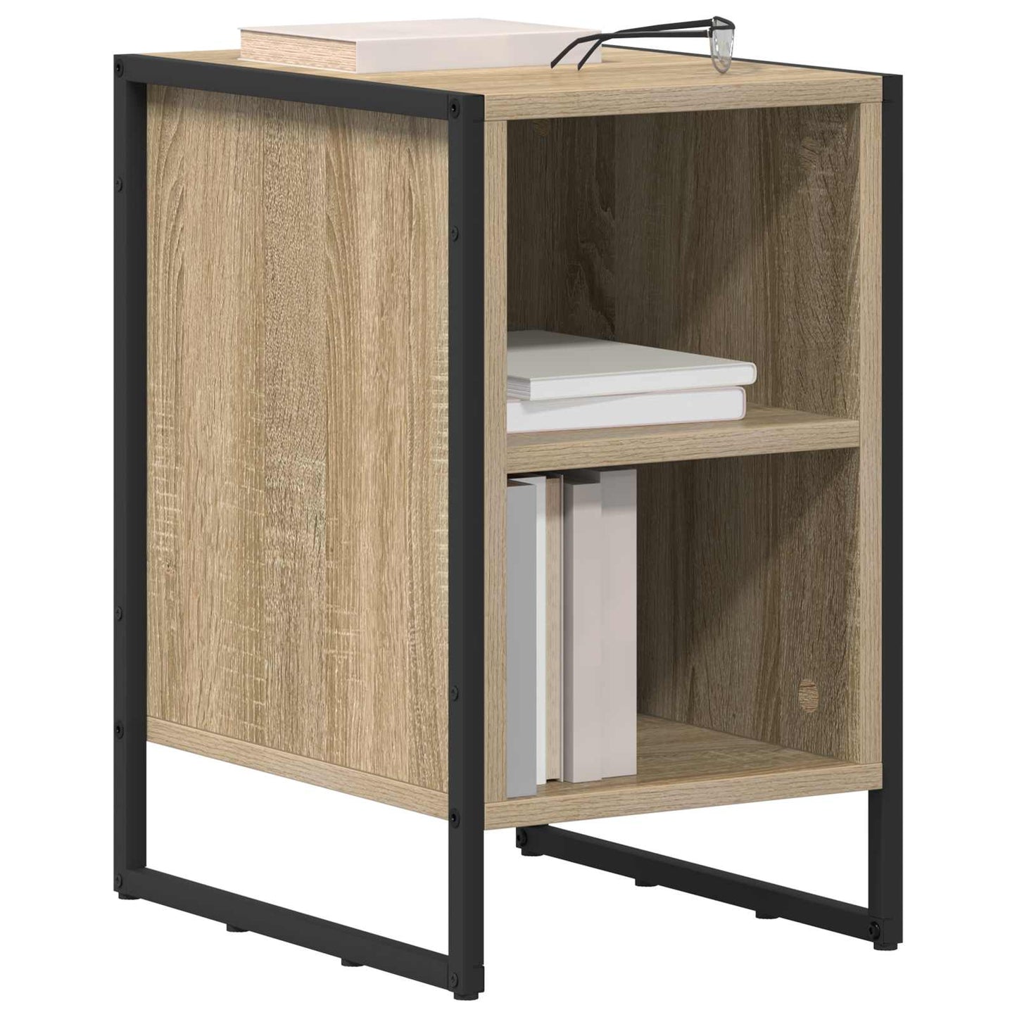 vidaXL Nachttisch Sonoma 39,5 x 30 x 50 cm Holzwerkstoff