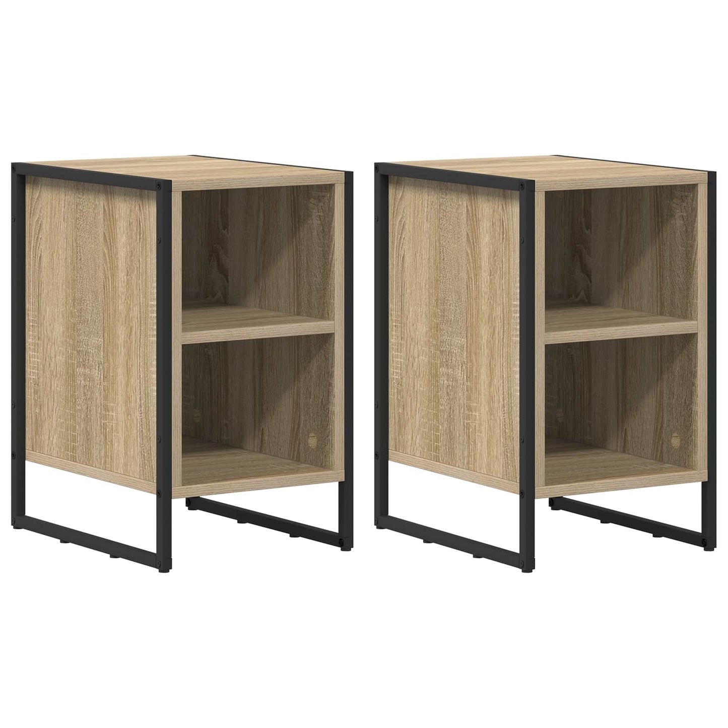 Nachttisch 2 pcs Sonoma 39,5 x 30 x 50 cm Holzwerkstoff