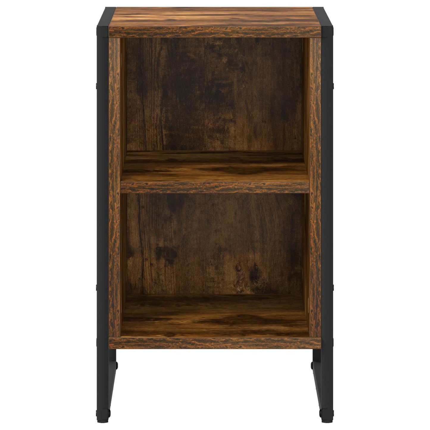 vidaXL Nachttisch Rauches Eiche 39,5 x 30 x 50 cm Holzwerkstoff