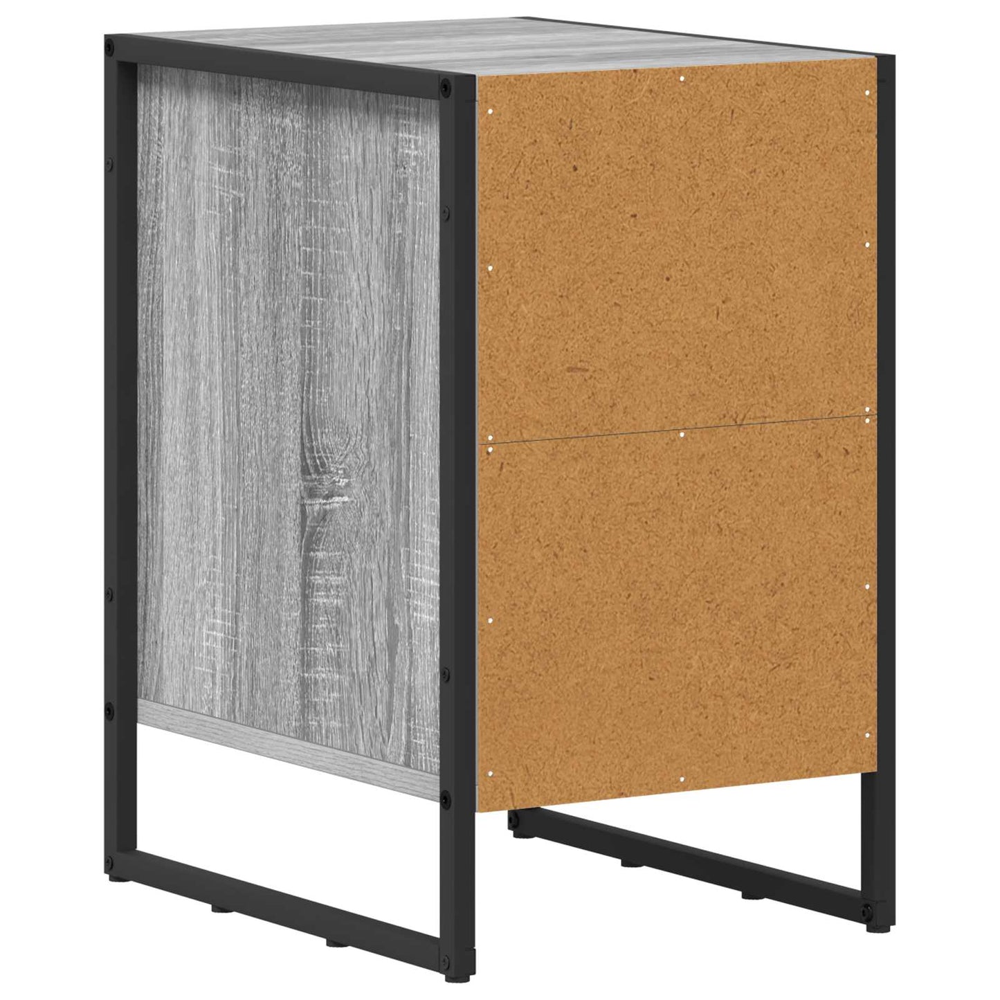 vidaXL Nachttisch 2 pcs Graues Sonoma 39,5 x 30 x 50 cm Holzwerkstoff