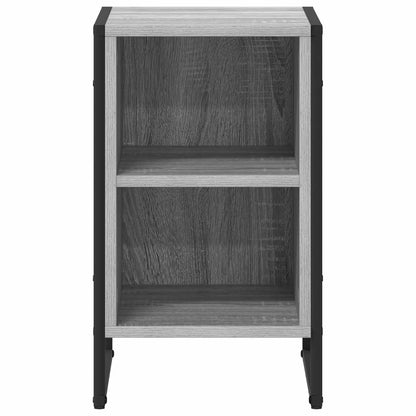 vidaXL Nachttisch 2 pcs Graues Sonoma 39,5 x 30 x 50 cm Holzwerkstoff