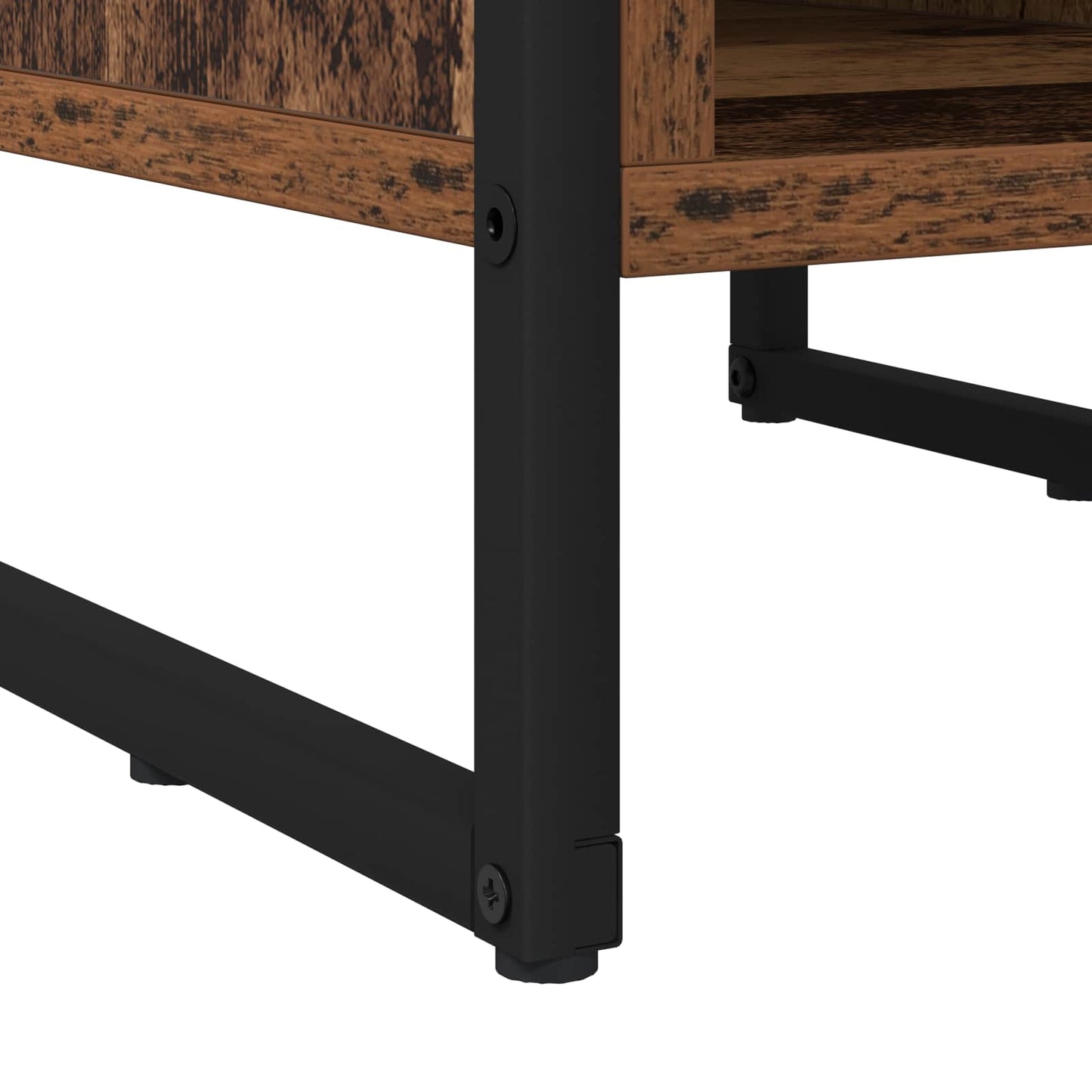 vidaXL Nachttisch Altholz 39,5 x 30 x 50 cm Holzwerkstoff