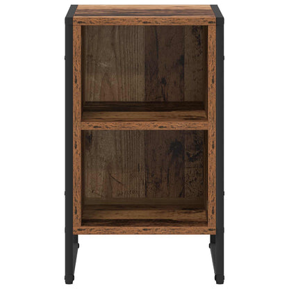 vidaXL Nachttisch Altholz 39,5 x 30 x 50 cm Holzwerkstoff