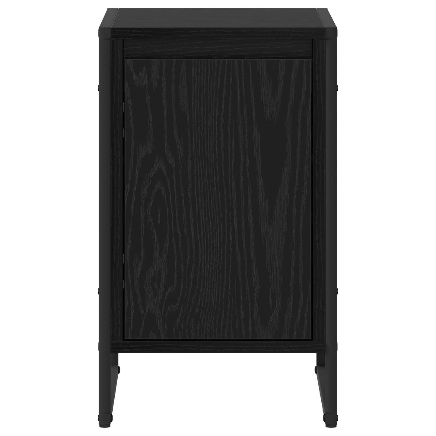 vidaXL Nachttisch Schwarz Eichen-Optik 39,5 x 30 x 50 cm Holzwerkstoff