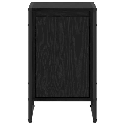 vidaXL Nachttisch Schwarz Eichen-Optik 39,5 x 30 x 50 cm Holzwerkstoff