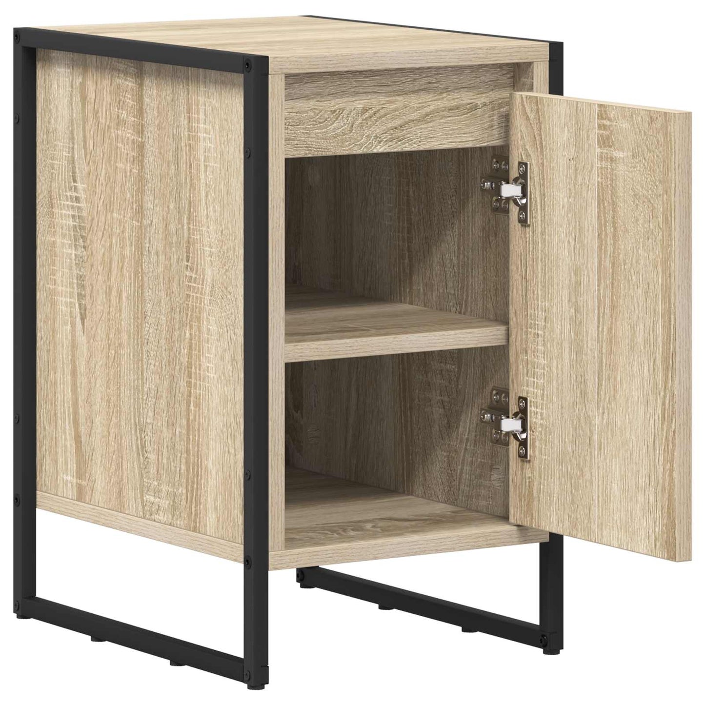 vidaXL Nachttisch Sonoma 39,5 x 30 x 50 cm Holzwerkstoff