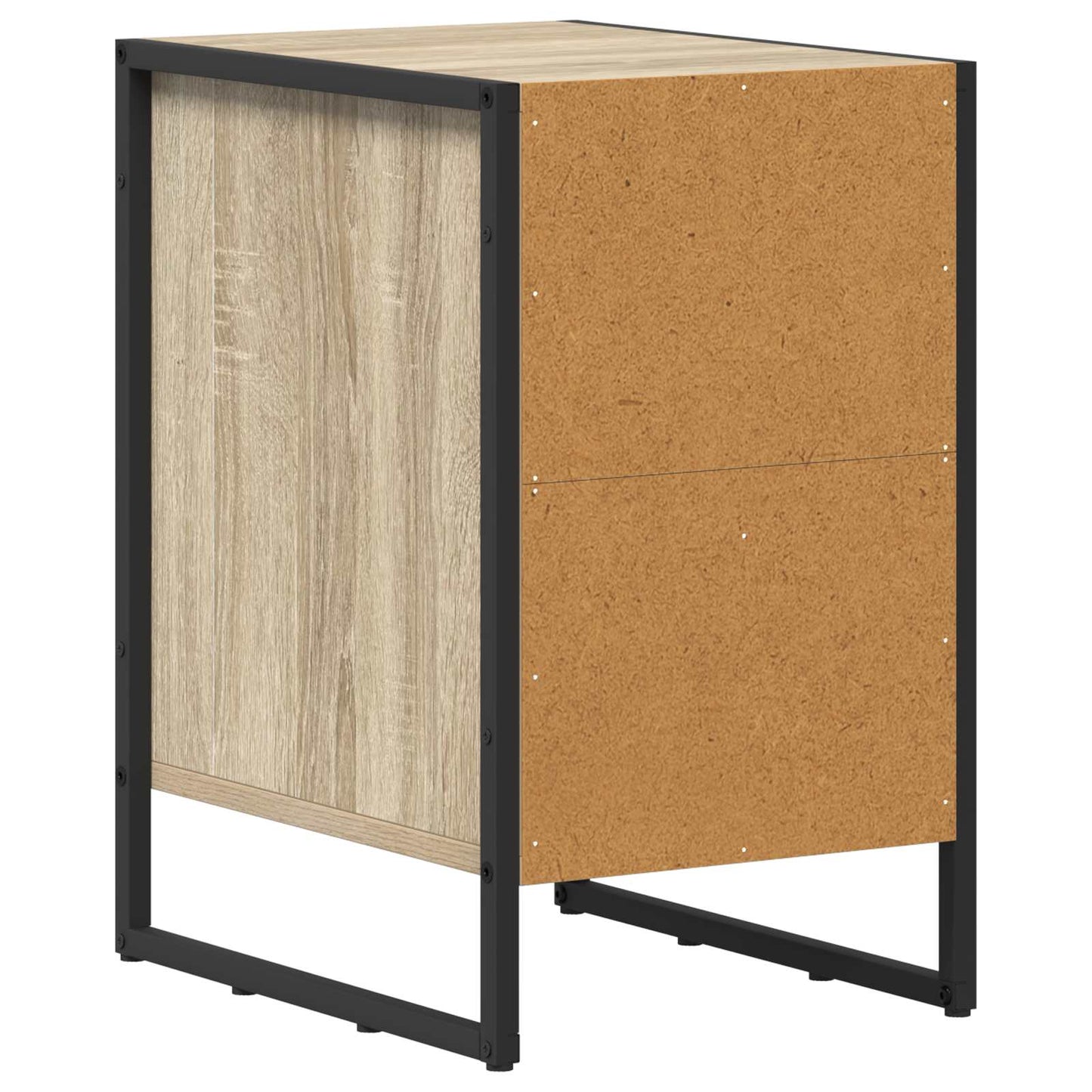 vidaXL Nachttisch 2 pcs Sonoma 39,5 x 30 x 50 cm Holzwerkstoff