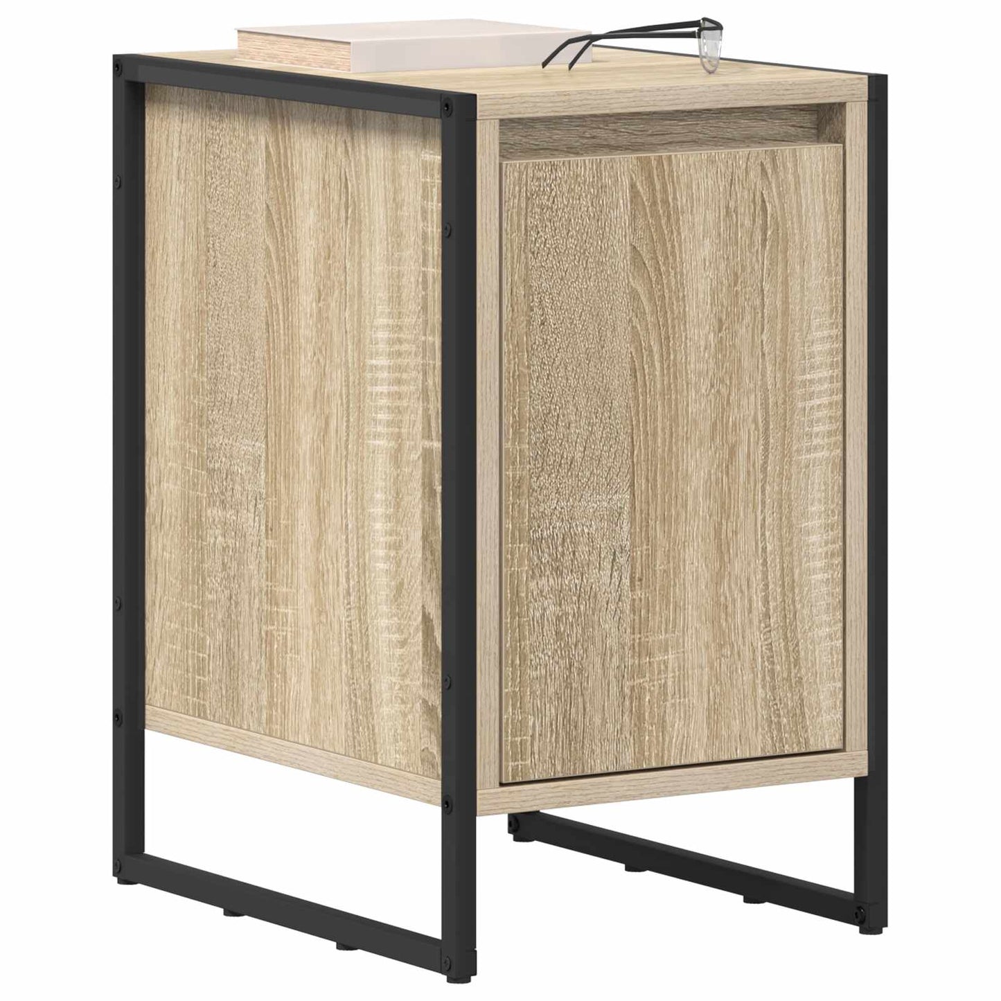 vidaXL Nachttisch 2 pcs Sonoma 39,5 x 30 x 50 cm Holzwerkstoff